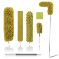 Upgraded Dusters for Cleaning (6pcs), Ceiling Fan Duster with 100" Thickened Extension Pole, Extendable Long Microfiber Duster for High Ceilings, Reusable & Washable Dusting Wand by OOSOFITT
